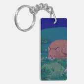 Porte-clés Fuzzy the Sleepy Fox Acrylic keychain  (Devant gauche)