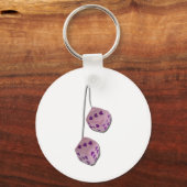 Porte-clés FuzzyPinkHeartDice073011 (Recto)