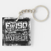 Porte-clés Fw 190 D-9 Porte - clé acrylique (Dos)