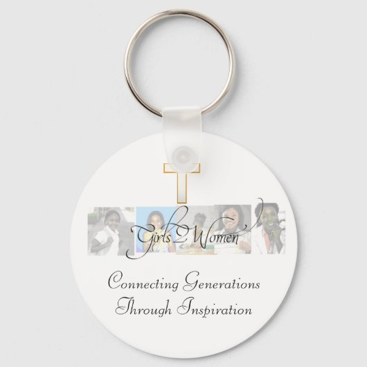 Porte-clés G2W Tagline avec croix (Recto)