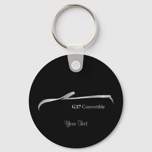 Porte-clés G37 Brosse en argent convertible (Recto)