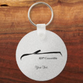 Porte-clés G37 Brosse Noire Convertibl (argent / noir) (Recto)