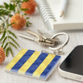 Porte-clés G Aquarelle de golf Signal nautique Pavillon marit (Devant Droit)