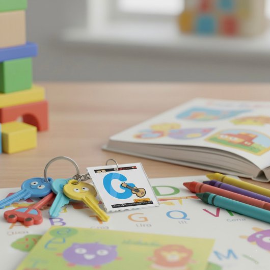 Porte-clés G est pour la guitare