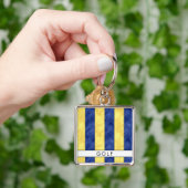 Porte-clés G Golf Nautical Signal Flag + Your Name (main)