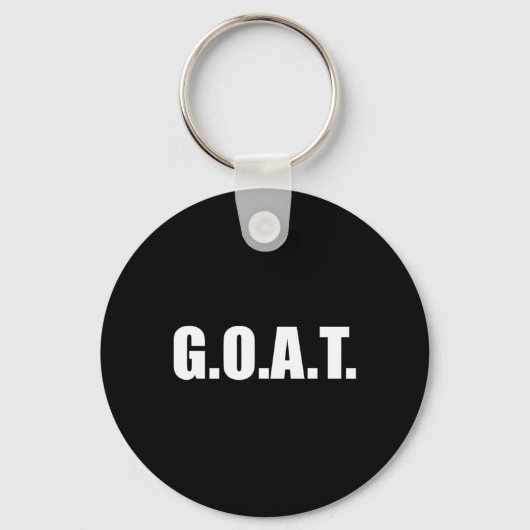 Porte-clés G.o.a.t Plus grand de tous les temps (Recto)