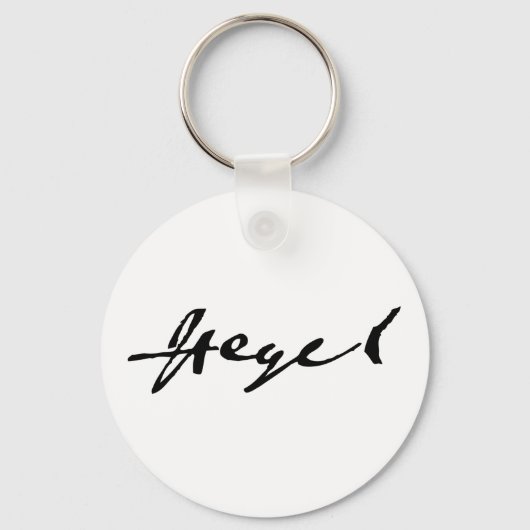 Porte-clés G. W. F. Hegel signature Keychain (Verso)