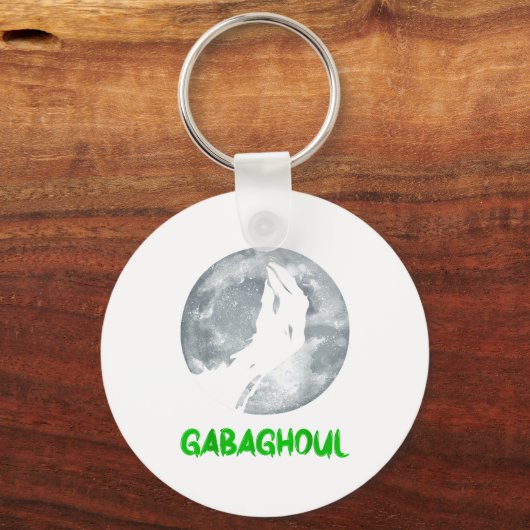 Porte-clés Gabaghoul Funny Hand Moon Bigfoot Santa Christmas (Recto)
