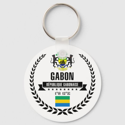 Porte-clés Gabon (Recto)