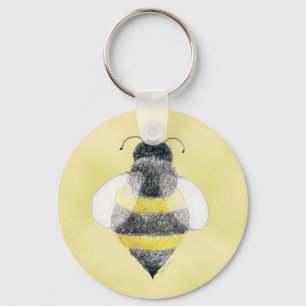 Porte-clés Gaffez le porte - clé d'illustration d'abeille