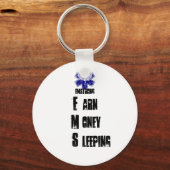 Porte-clés Gagner de l'argent dormir (Recto)