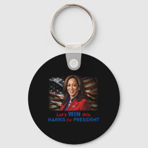 Porte-clés Gagnez Cette Harris Pour Le Président Kamala Harri