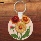 Porte-clés gaillardia gaillardias (Recto)