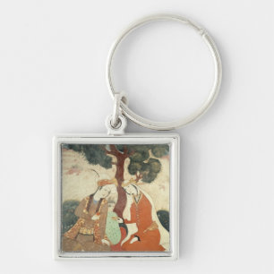 Porte-clés Galante de scène de l'ère de Shah Abbas I