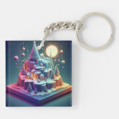 Porte-clés Galaxie de Noël (Dos)