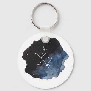 Porte-clés Galaxie d'étoile de constellation de signe de