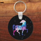 Porte-clés Galaxie magique Unicorne (Recto)