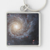 Porte-clés Galaxie spirale M74 (Devant)