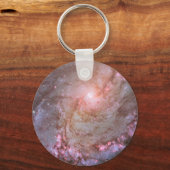 Porte-clés Galaxie Spirale M83, Ablaze Avec Formation Star. (Recto)