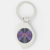 Porte-clés Galaxie violette (Devant)