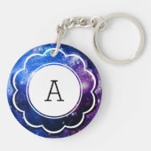 Porte-clés Galaxy Initial (Dos)
