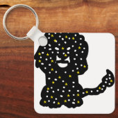 Porte-clés Galaxy Lion Keychain – Cosmic Mane Silhouette (Recto)