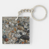 Porte-clés Galets de granit dans le lac Tenaya à Yosemite (Dos)