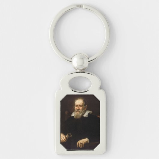Porte-clés Galileo Galilei : Père de la science et de l'astro (Devant)