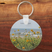 Porte-clés Galveston Island Beach Flowers Porte - clé (Recto)