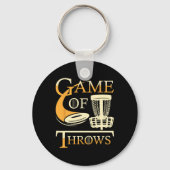 Porte-clés Game Of Throws - Disc Golf Player Flying Disc Golf (Recto)