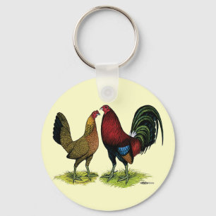 Porte-clés Gamefowl Pair