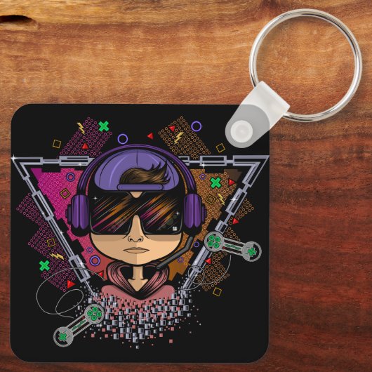 Porte-clés Gamer Boy (Verso)