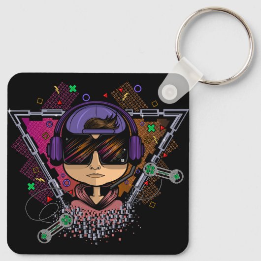 Porte-clés Gamer Boy (Dos)