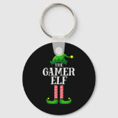 Porte-clés Gamer Elf Matching Family Group Christmas Party Py (Recto)