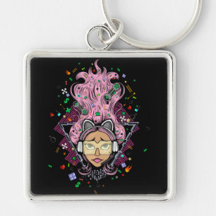 Porte-clés Gamer fille