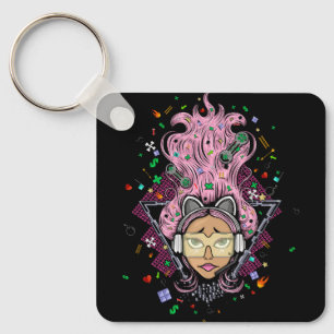 Porte-clés Gamer fille