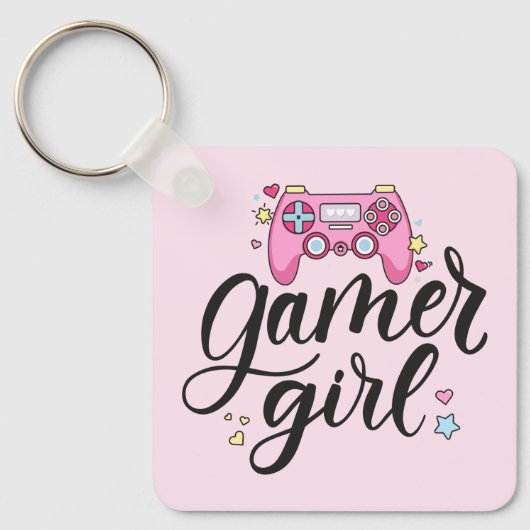 Porte-clés Gamer fille (Recto)