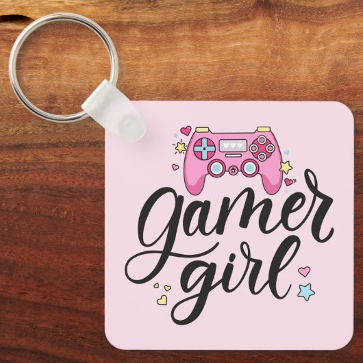 Porte-clés Gamer fille (Recto)