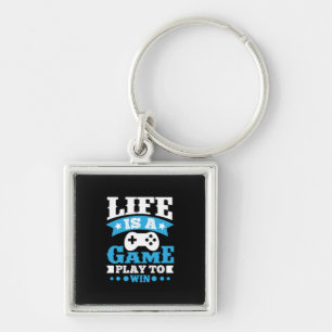 Porte-clés Gamer Gift Life Est Un Jeu