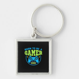 Porte-clés Gamer Gift Né Pour Être Un Joueur