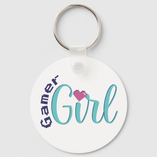 Porte-clés Gamer Girl Keychain - Perfect Gaming Gift (Recto)