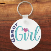 Porte-clés Gamer Girl Keychain - Perfect Gaming Gift (Verso)
