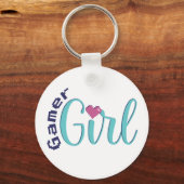 Porte-clés Gamer Girl Keychain - Perfect Gaming Gift (Recto)