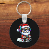 Porte-clés Gamer Santa Video Game Christmas Gaming  (Recto)