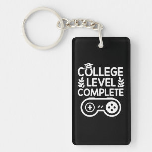 Porte-clés Gamer visuel d'obtention du diplôme d'université