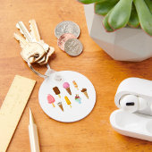 Porte-clés Gamme De Glaces