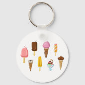 Porte-clés Gamme De Glaces (Verso)