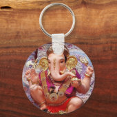 Porte-clés Ganesh Ganesha Hindu India Asian Elephant Deity (Recto)