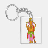 Porte-clés Ganesha Keychain & Devotional Keyring (Devant gauche)