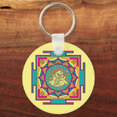 Porte-clés Ganesha Mandala (Recto)